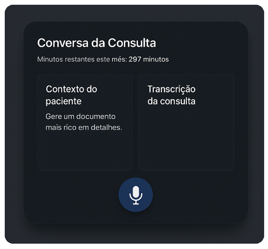 Transcrição inteligente